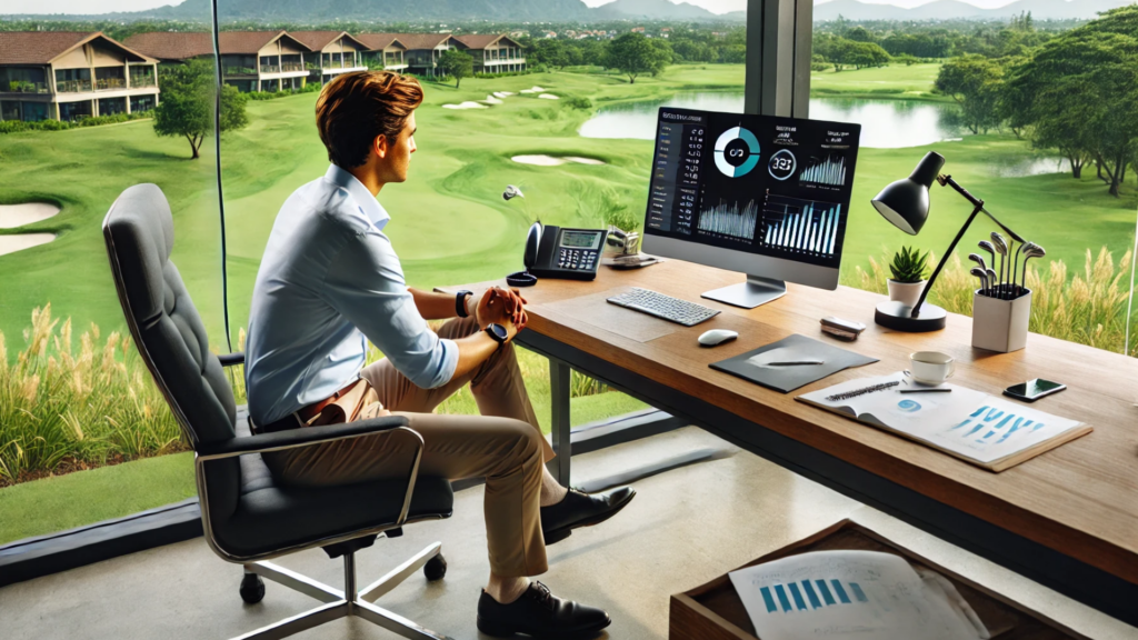 Golf club manager using data and analytics to help with membership