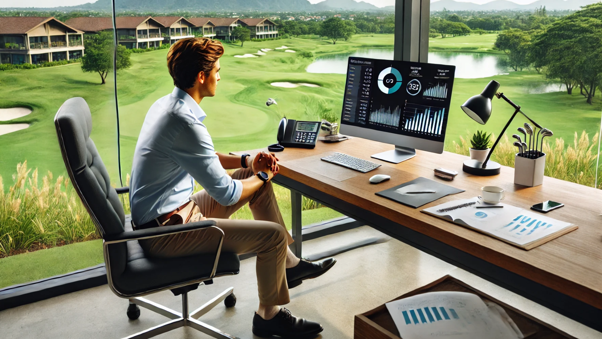 Golf club manager using data and analytics to help with membership