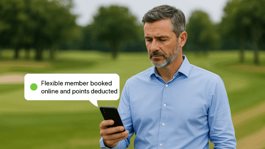 Flexible member booking online to help golf club with their Operational Efficency