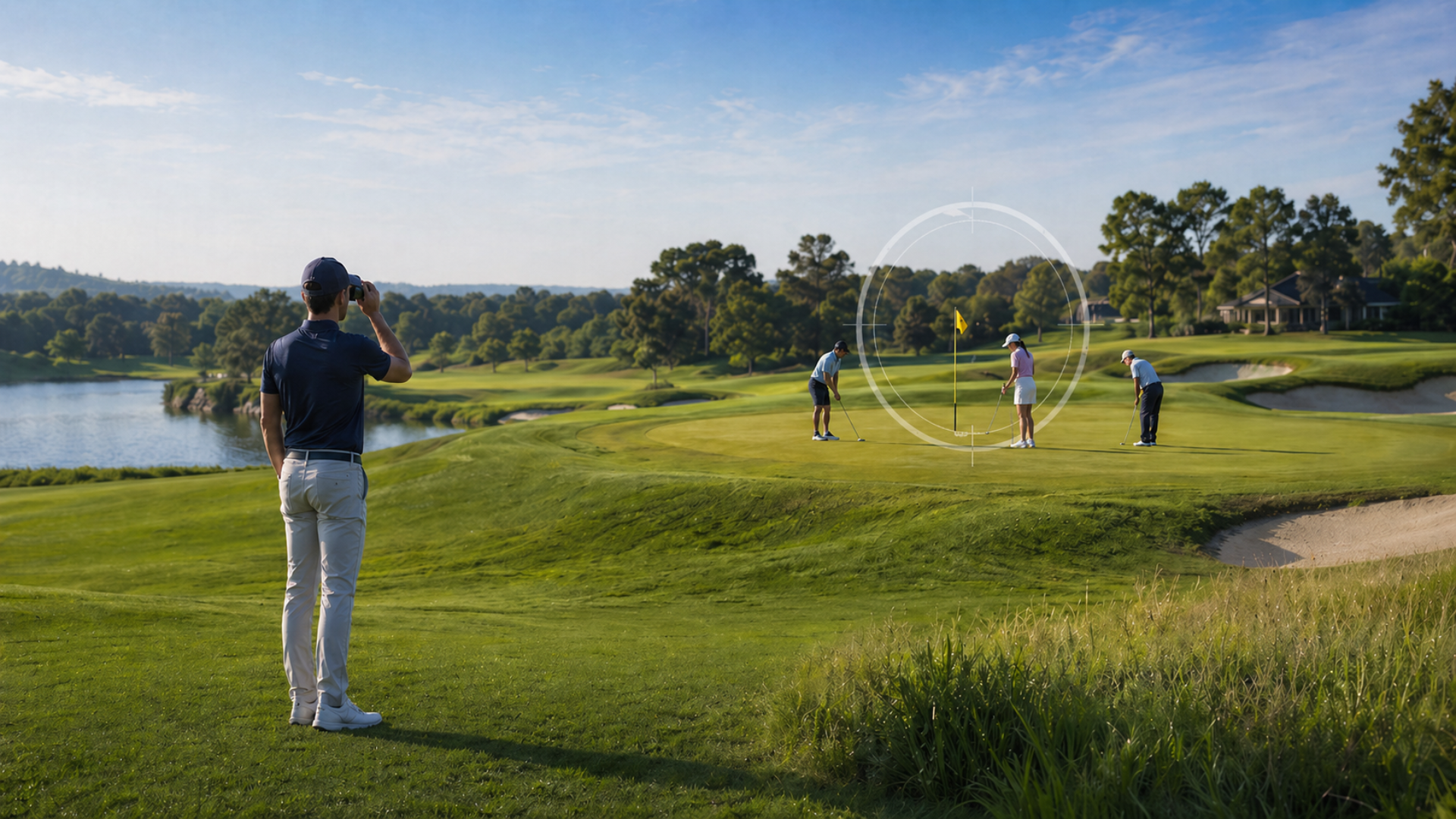 target audience of flexible members playing golf