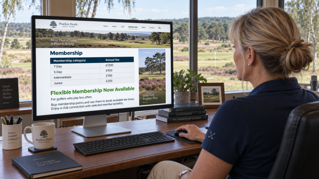General manager looking at launching their flexible golf membership