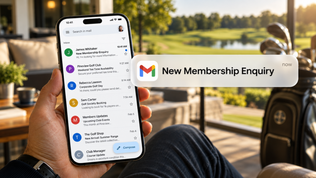 golf club manager looking at how many new members they need
